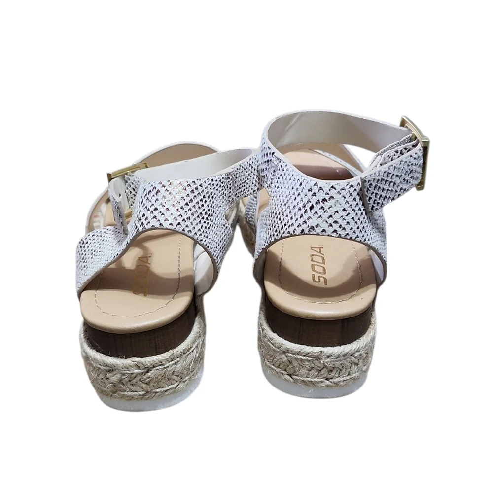 Espadrill Strappy‎ Platform Sandle Boutique By SODA Suze 6.5
